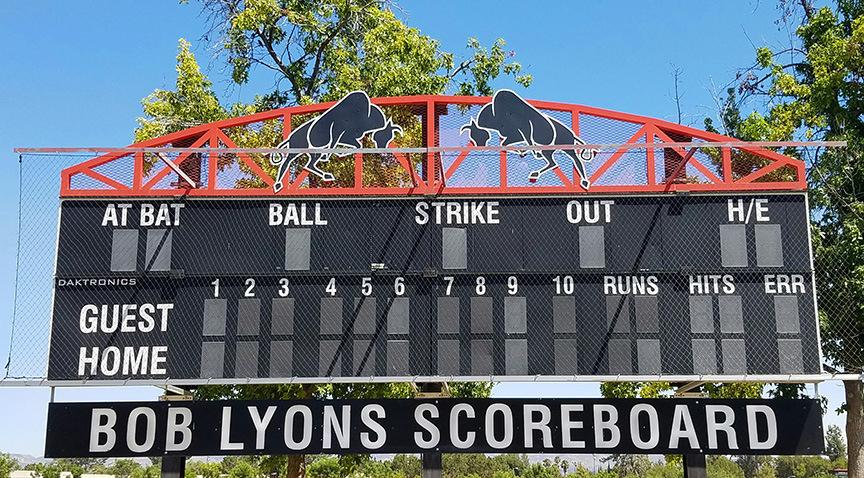 Bob Lyons Score Board