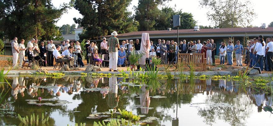 People in Botanical Garden