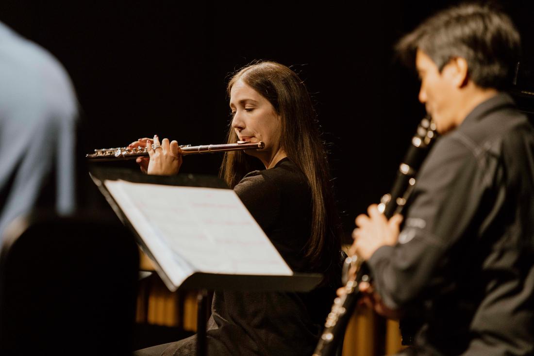 Musician Playing Live On Stage