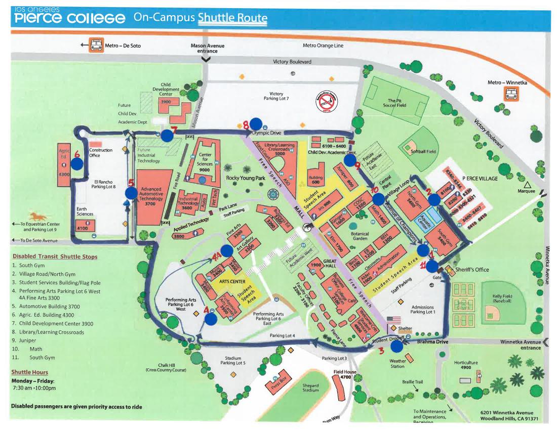 Shuttle Route Map