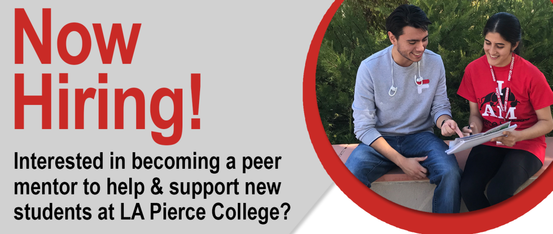 Now Hiring Peer Mentors 2025 - 2026